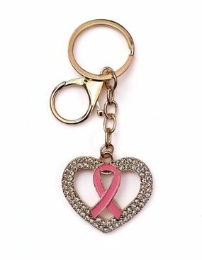 3/$25 Cancer fight keychain / bagcharm.